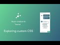 Exploring custom CSS rules for react-chatbot-kit