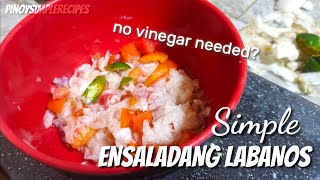 Simple Ensaladang Labanos - Radish Recipes 2021