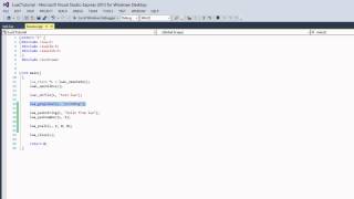 Lua Tutorial 25: Calling Functions From C