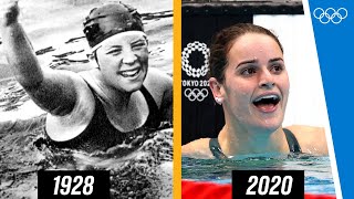 Amsterdam 1928 🆚 Tokyo 2020 | The women's 100m backstroke final 92 years apart