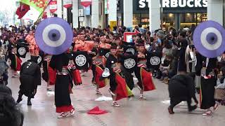 濱長 花神楽 2018土佐のおきゃく 春の舞 帯屋町 mususukunjp