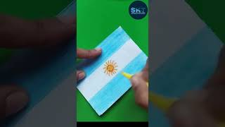 Argentina flag drawing 🇦🇷