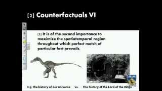 Lecture 3 - Philosophy of Causation: Counterfactuals