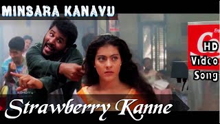 Strawberry Kanne | Minsara Kanavu HD Video Song + HD Audio | Prabhu Deva,Kajol | A.R.Rahman
