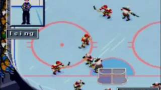 NHL '95 - SNES Gameplay