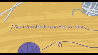 A smart patch that promotes shoulder repair