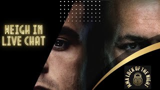UFC 264 LIVE Weigh In Chat | Poirier vs McGregor 3 | Betting Tips