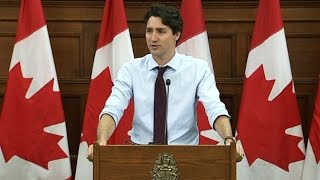 Prime Minister Justin Trudeau addresses Alberta wildfires