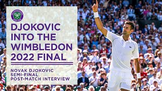 Novak Djokovic Into Wimbledon Final | Wimbledon 2022