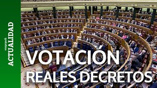 Votaciones de tres Reales Decretos en el Congreso: PP, Vox y Junts derogan el decreto ómnibus