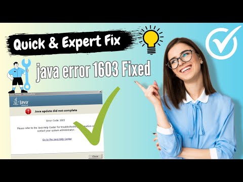 Java Error Code 1603 Fix ( 2025 ) | How to Fix Java Install Did Not Complete Error Code 1603