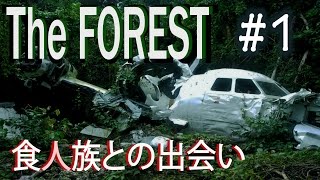 【実況】食人族と共存サバイバル【The Forest】#1 【JPN/ENG】