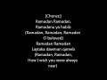 Maher Zain| Ramadan English Version Vocals only | With Lyrics