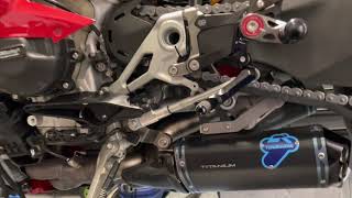 Do Not Forget This Bracket: Note on Termignoni Slip-On Installation on a 2020 Ducati Panigale V4S