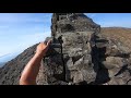 The Inaccessible pinnacle (in pinn) east ridge , Cuillin, Skye Soloed GoPro POV