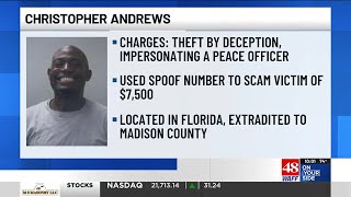 Man arrested for fraud, impersonating law enforcement officer in Madison Co.