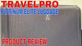 ✅  Travelpro Platinum Elite Hardside Expandable Spinner Wheel Luggage TSA Lock 🔴