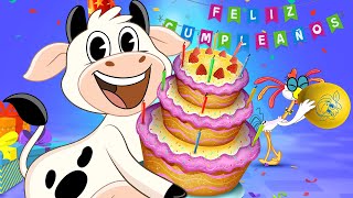 Feliz cumpleaños con La Vaca Lola | Canciones  infantiles