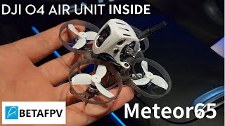 Betafpv's New 1S Whoop for DJI O4 Airunit, 28g micro whoop enables 4K shot and Gyroflow, 3min flight