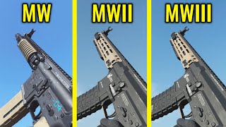 COD MW 2019 vs MW2 2022 vs MW3 2023 - Weapons Comparison