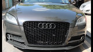 How to change the front grill Audi TT mk2