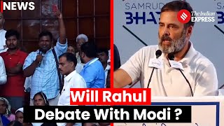 What Rahul Gandhi Says on Public Debate With PM Modi? | Lok Sabha Election 2024