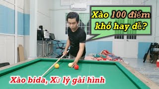 Xử lý gom bi - 100 điểm sẽ không quá khó, nếu bạn xử lý đúng, chọn đường đúng. Xào bida Libre.