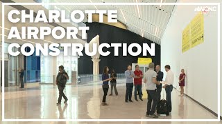 Charlotte Douglas to open new section as terminal lobby expansion continues