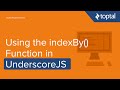 JavaScript Video Tutorial - Using indexBy() function in UnderscoreJS