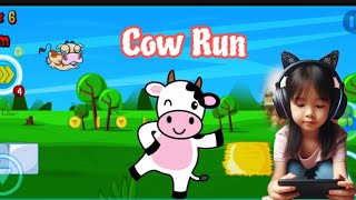 cow run sapinya tidak hanya lari sapinya juga bisa terbang game with jopita part 61 #gameplay