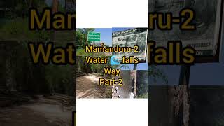 Mamandur water 🌊 falls way part-2 😃 suguna mamandur  video s💦