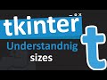 Understanding tkinter sizes