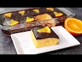 Orange Slice Cake With Chocolate Ganache | Orange Cake Recipe Without Oven | Yummy