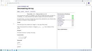[CSES.FI PYTHON] Increasing Array