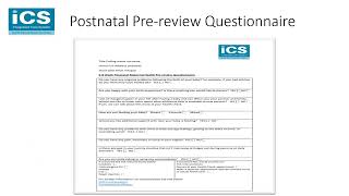 6-8 Week Postnatal Maternal Health Review Template Presentation Recording