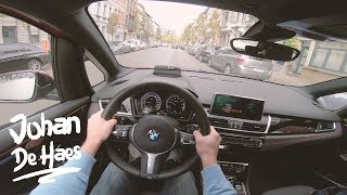 BMW 218i Active Tourer 140 hp POV Test Drive