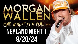 Morgan Wallen One Night At A Time Live Neyland Stadium Knoxville Tennessee 9/20/24 Concert Vlog