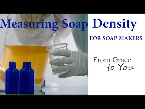 What is the density of a bar soap?