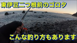 東伊豆二つ根前のゴロタこんな釣り方もあります