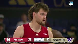 Nebraska vs Washington   Men Basketball Feb 5,2025