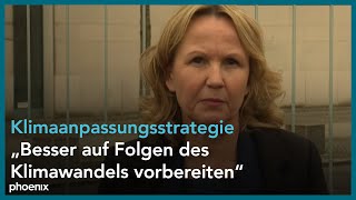 Klimaanpassungsstrategie: Statement von Steffi Lemke | 11.12.2024