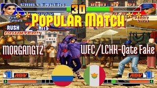 FT5 @kof98: MORGANGTZ (CO) vs WFC/LCHK-Qate Fake (MX) [King of Fighters 98 Fightcade] Sep 11