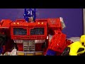 bumblebee movie cybertron scene recreation stop motion