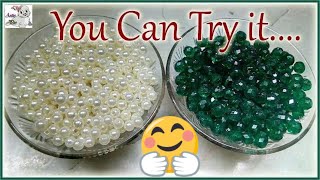 #170 How To Make Pearl Beaded Necklace || Diy || Jewellery Making || Art || New Design