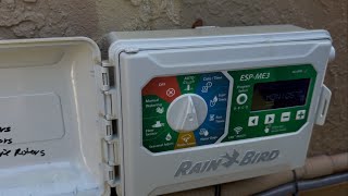How do I program a Rainbird ESP-ME3 irrigation controller.