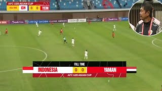 🔴INDRA SJAFRI DIPECAT?! HASIL PERTANDINGAN TIMNAS INDONESIA U20 VS YAMAN U20 DI PIALA ASIA U20 2025