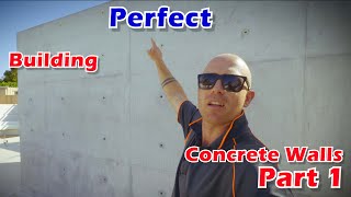 Formwork And Set-out Of Off-form Concrete Walls PART 1