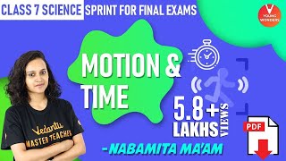 Motion and Time Class 7 | Class 7 Science Sprint for Final Exams | Chapter 13@Vedantu Young Wonders