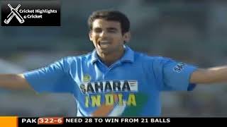 India vs Pakistan 1st ODI Match Samsung Cup 2004 Karachi - Cricket Highlights