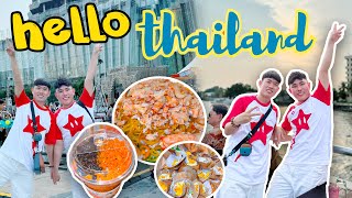 Ăn Sập Thái Lan Cùng Gia Đình Thiện Nhân | Thiện Nhân Rì Viu